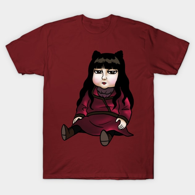 What We Do in the Shadows Nadja Doll T-Shirt by VictorianClam